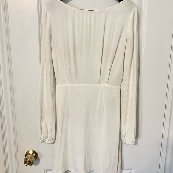 White vesper dress with bell sleeves - kookai - Picture 5 of 6
